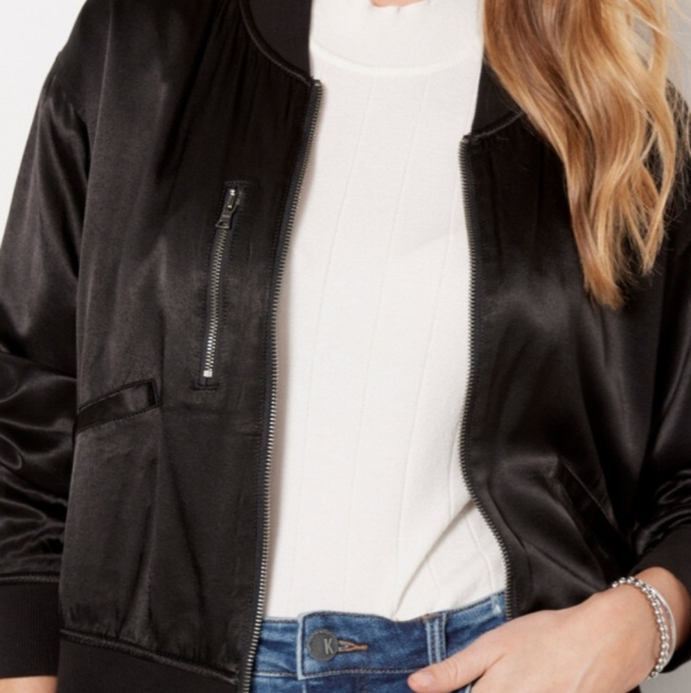 EVEREVE Satin Bomber